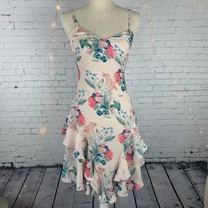 Parker Floral Ruffle Dress NWT